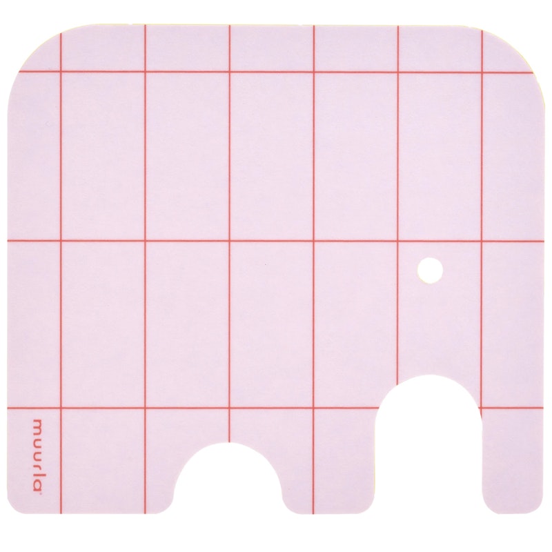 Elephant Unterlage 10x11 cm, Rosa