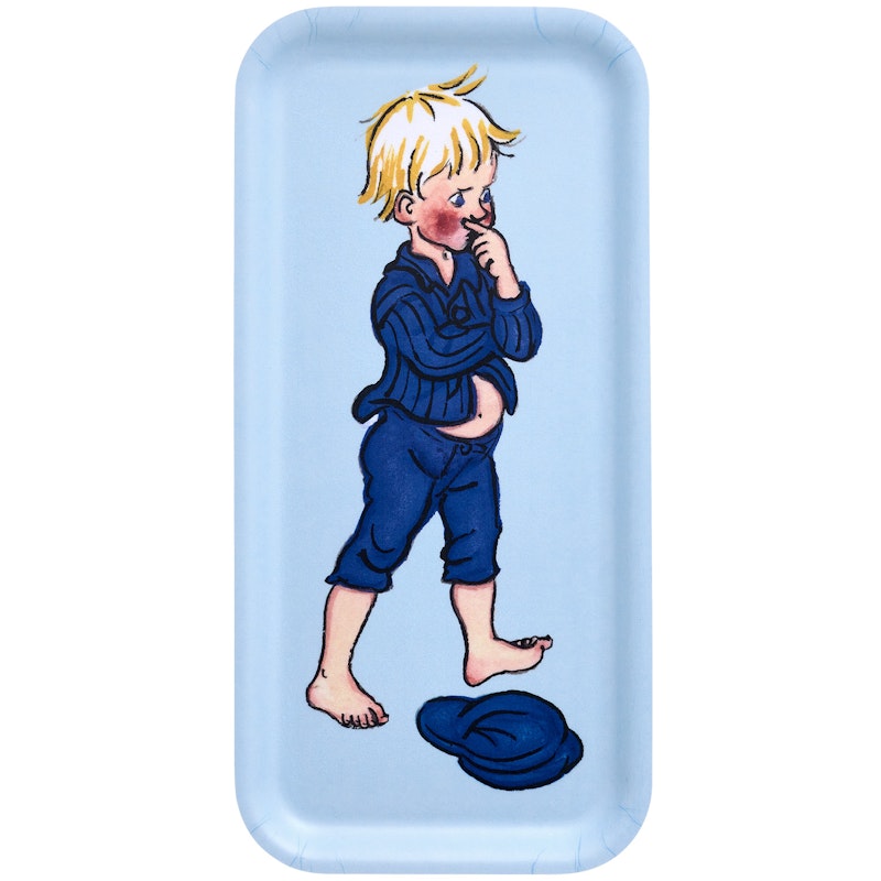 Emil Tablett 27x13cm, Blau