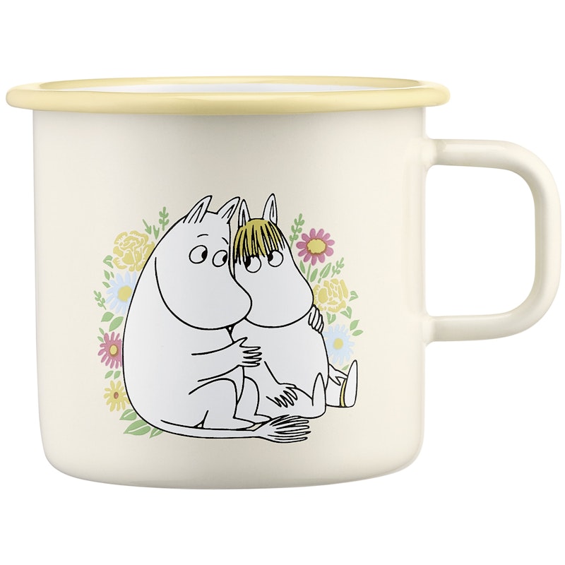 Moomin Flowers Emaille-Becher 55 cl