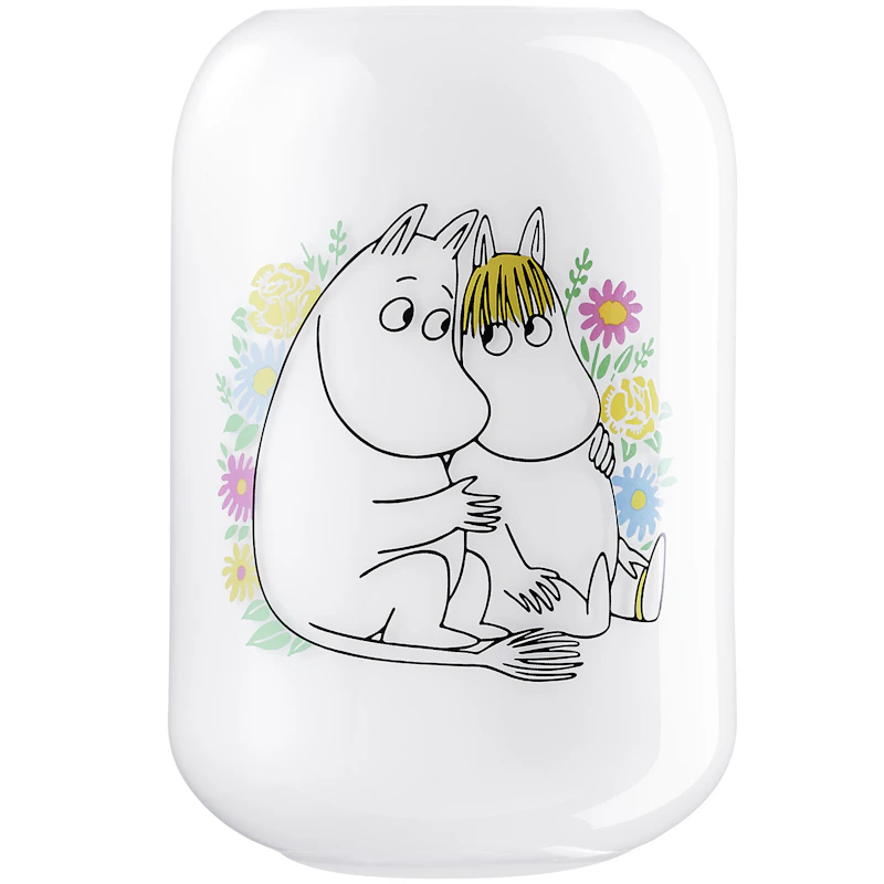 Moomin Flowers Vase 19 cm, Weiß