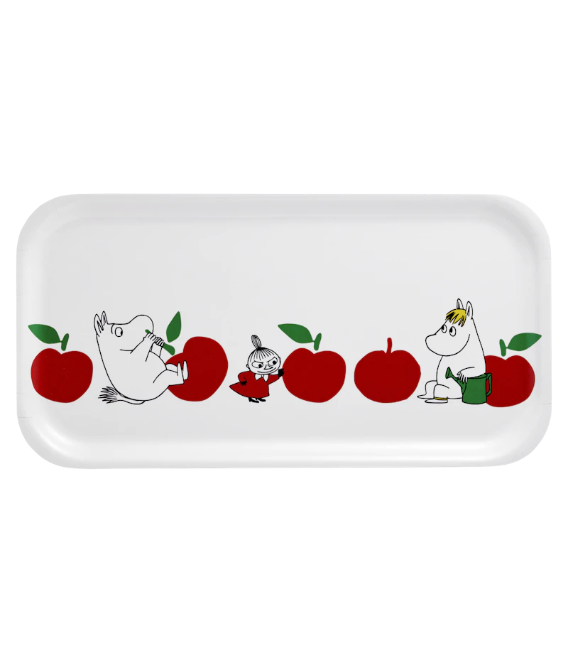 Moomin Joyfull Apples Tablett 43x22 cm