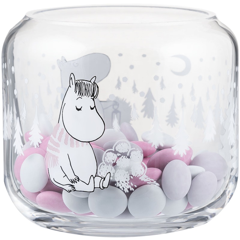 Mumin Laterne 8 cm, Snowfall