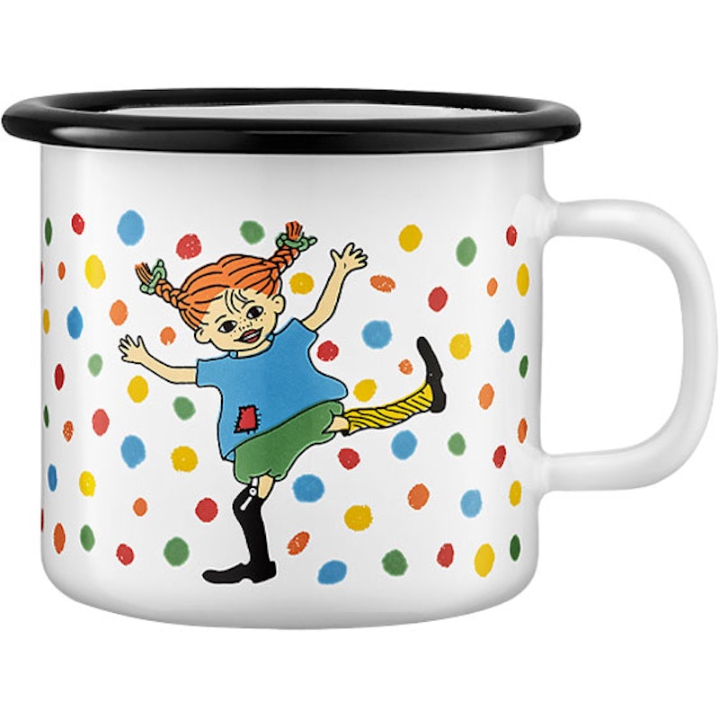 Pippi Emaille-Becher Hoppsansa 25 cl