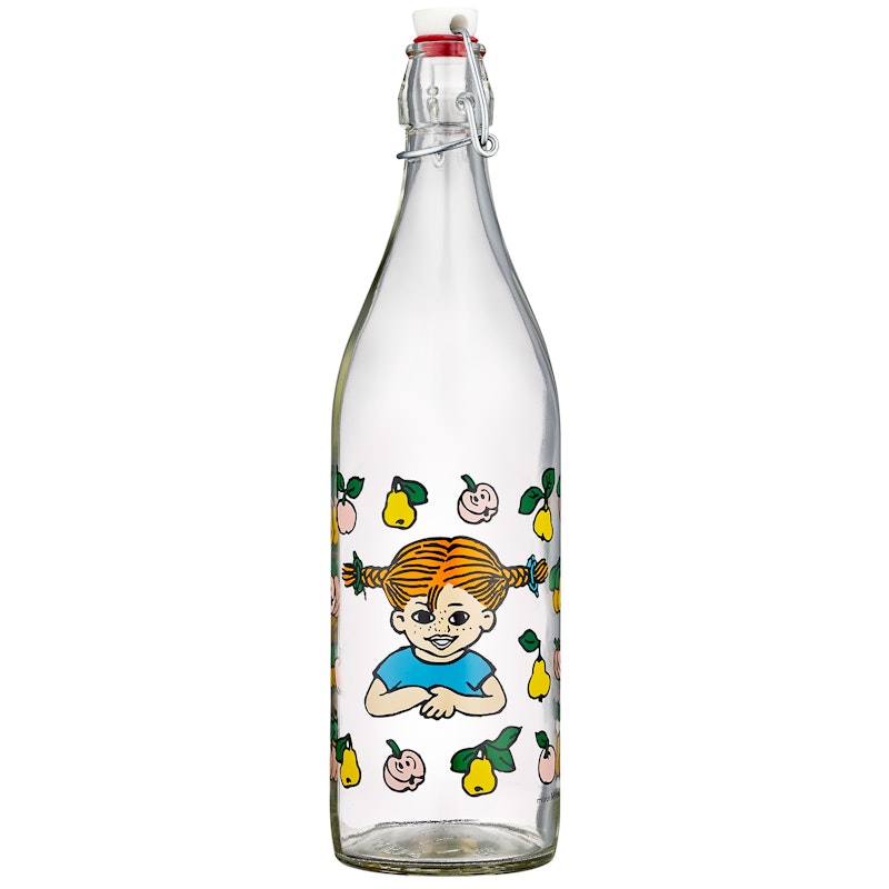 Pippi Fruits Glasflasche 1 L