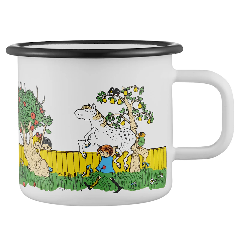 Pippi The Way Home Emaille-Becher 37 cl