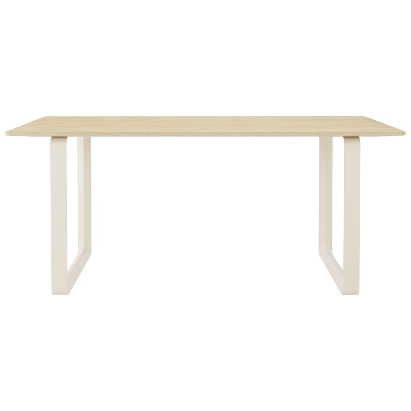 70/70 Tisch 85x170 cm, Massive Eiche / Sand