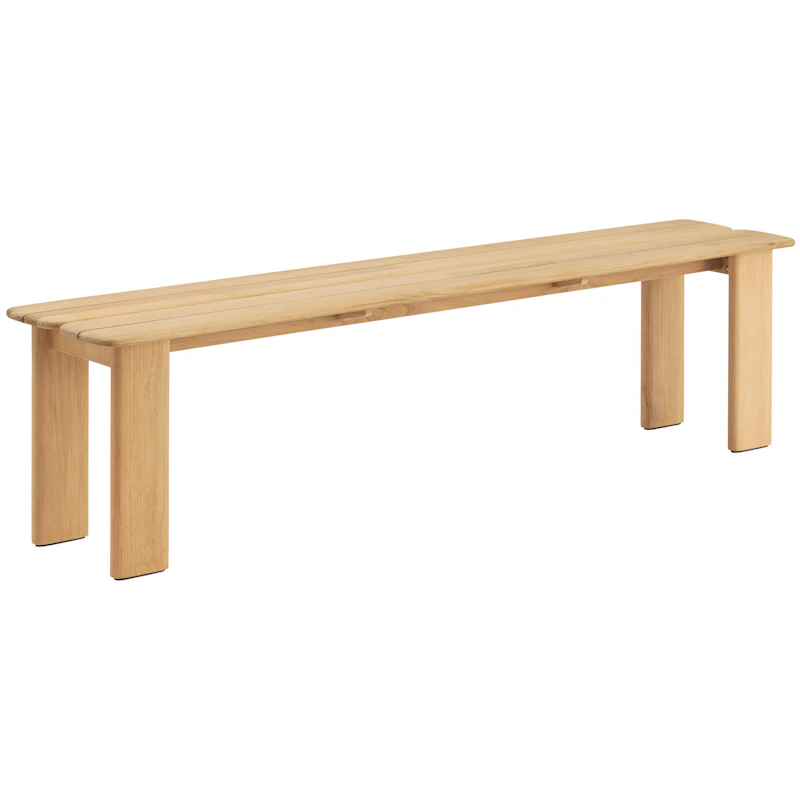 Assemble Bank 180 cm, Teakholz