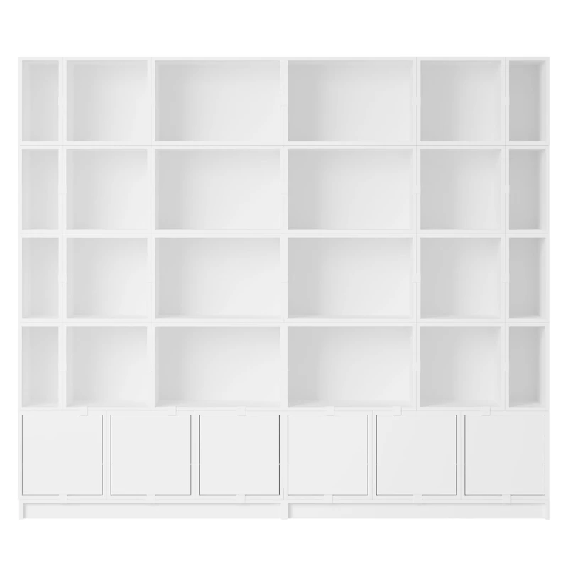Stacked Configuration 1 Bücherregal, Weiß
