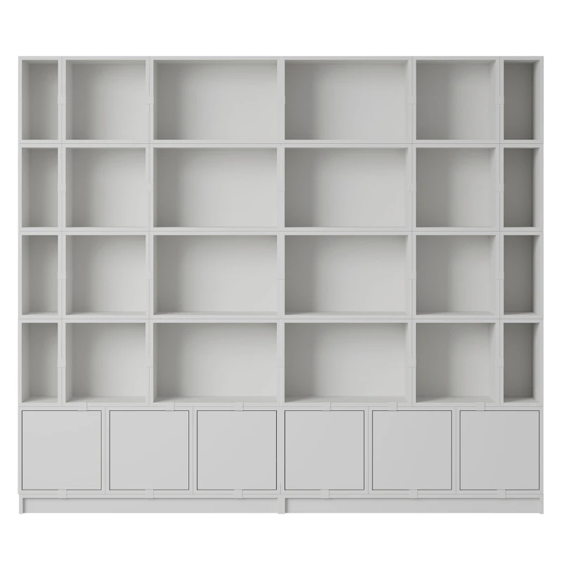 Stacked Configuration 1 Bücherregal, Grau