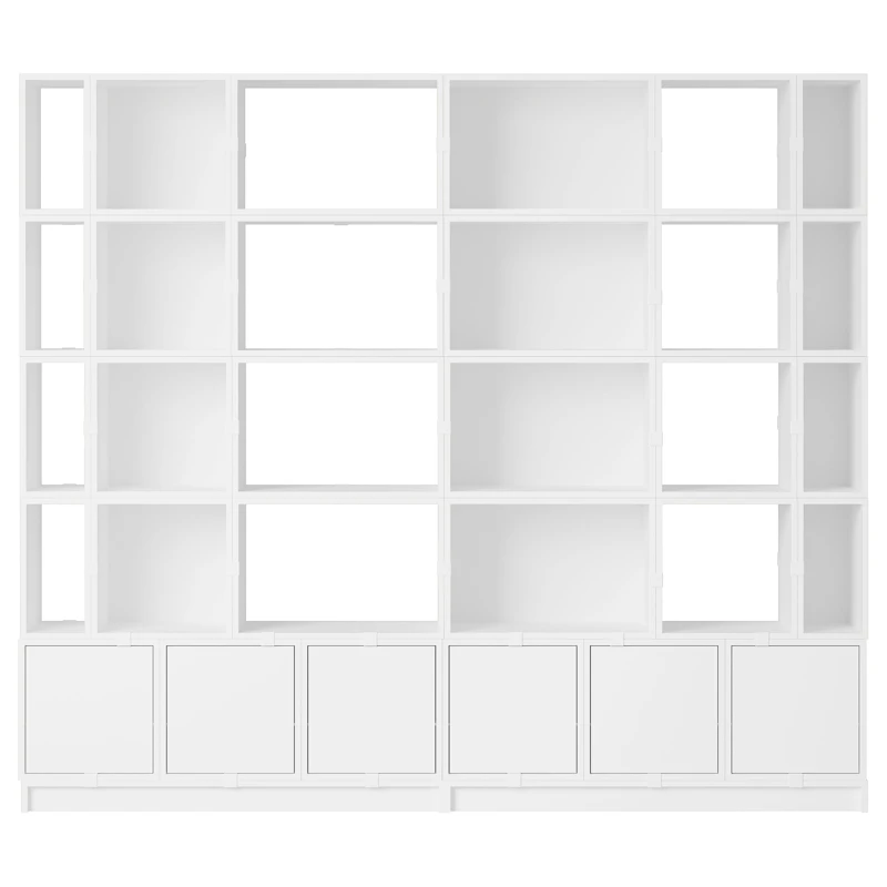Stacked Configuration 1 Bücherregal, Weiß
