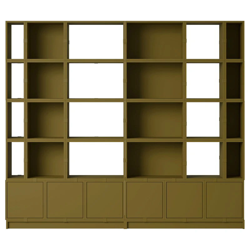 Stacked Configuration 1 Bücherregal, Dunkelgrün