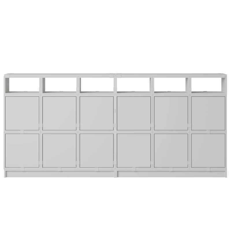 Stacked Configuration 1 Sideboard, Grau