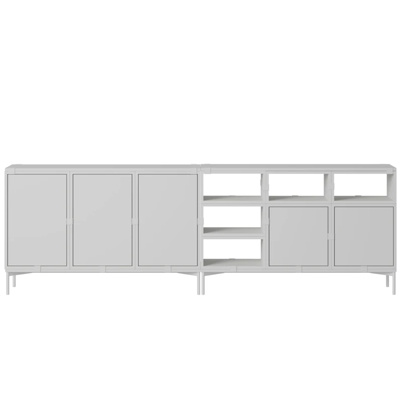 Stacked Configuration 2 Sideboard, Grau