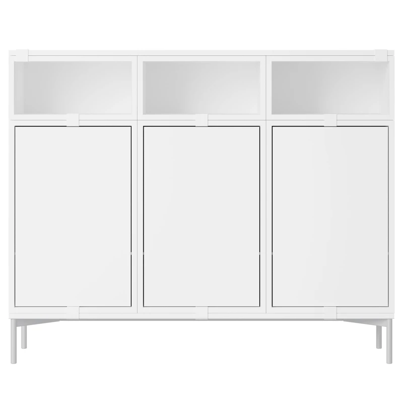 Stacked Configuration 3 Sideboard, Weiß