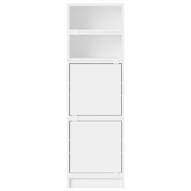 Stacked Configuration 4 Büroregal, Weiß