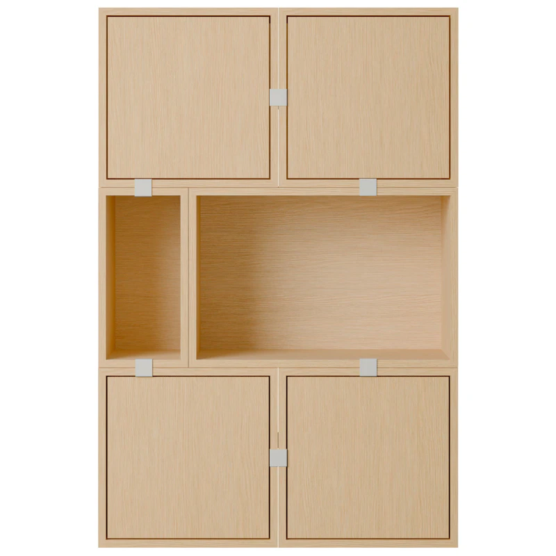 Stacked Configuration 4 Sideboard, Eiche