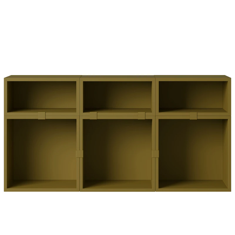 Stacked Configuration 5 Sideboard, Dunkelgrün