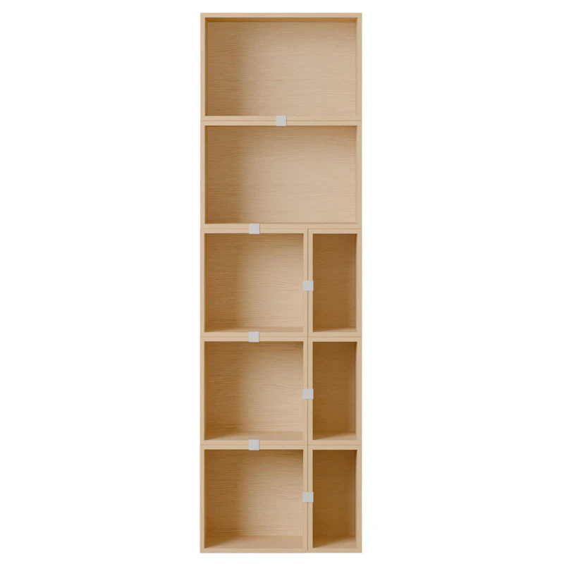 Stacked Configuration 7 Bücherregal, Eiche