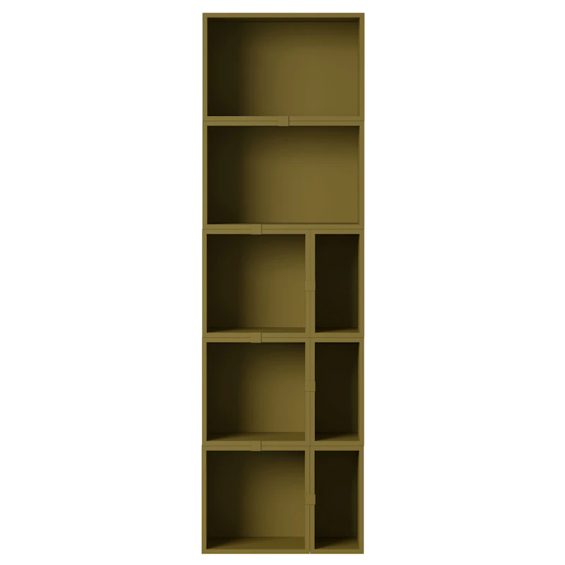 Stacked Configuration 7 Bücherregal, Dunkelgrün