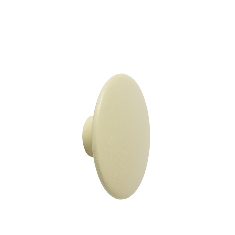 Dots Haken Holz Ø17 cm, Beige Green