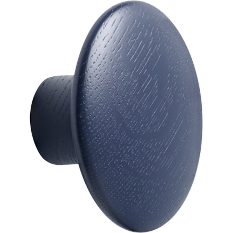 Dots Haken Holz Ø9 cm, Midnight Blue