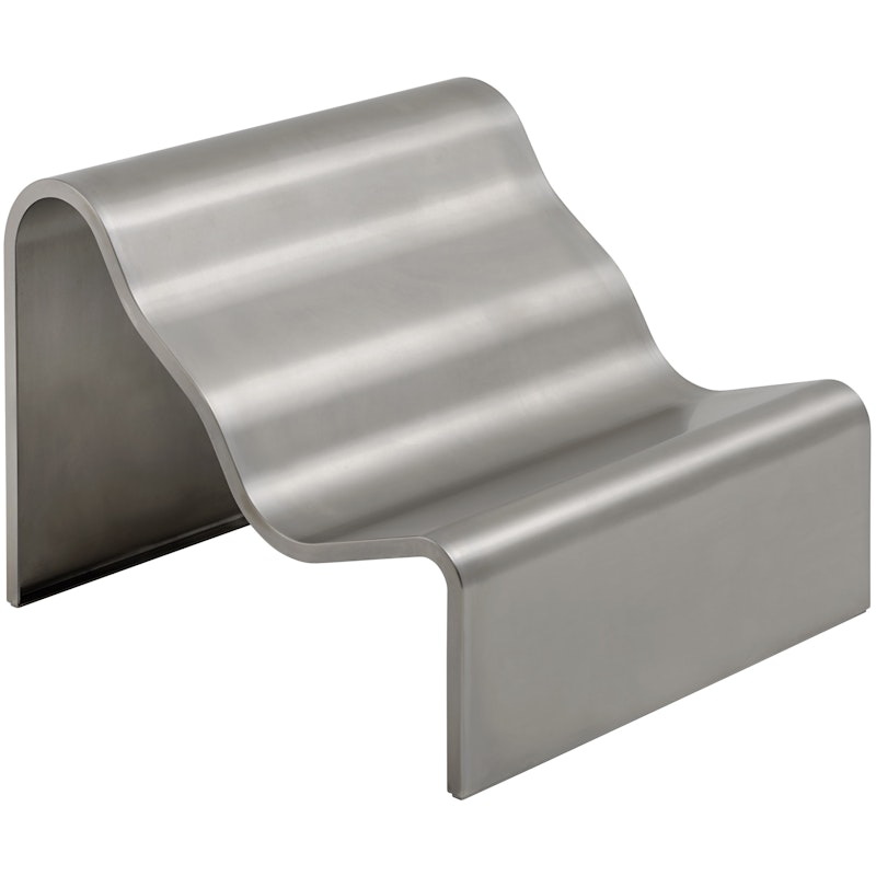 Dream View Bank 100 cm, Gebürsteter Stahl