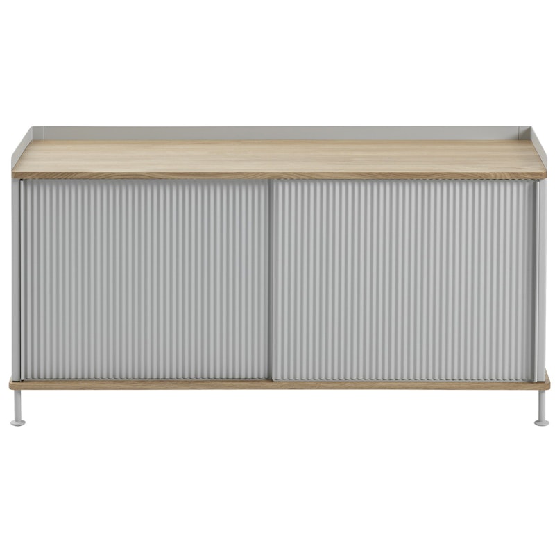 Enfold Sideboard 45x124 cm, Eiche Geölt / Grau