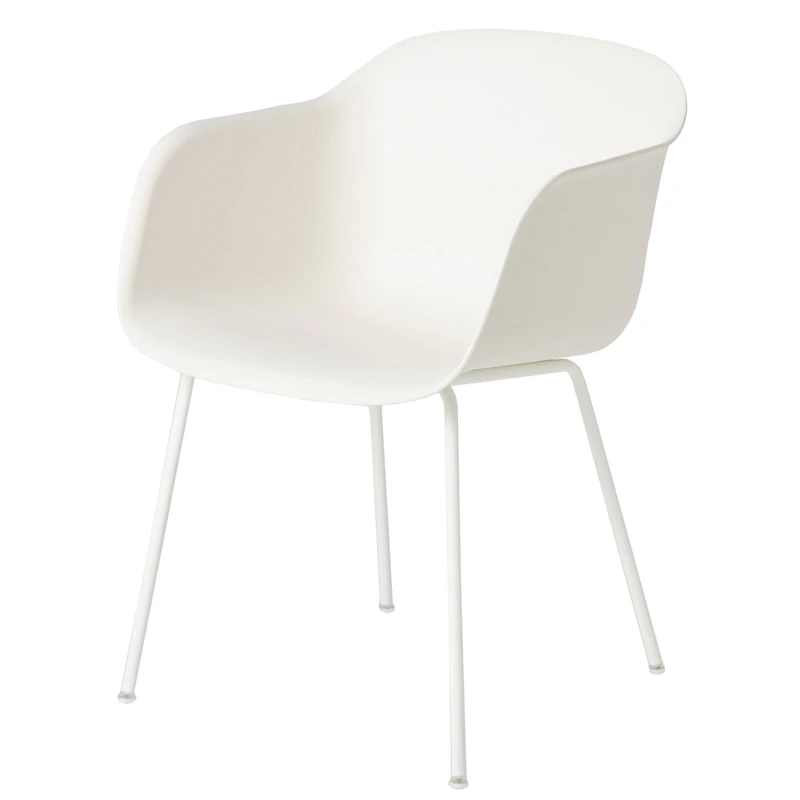 Fiber Tube Chair, White