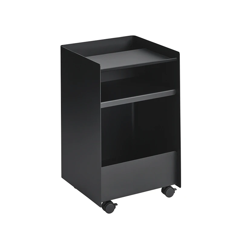 Folded Rollschrank 61,5 cm, Schwarz