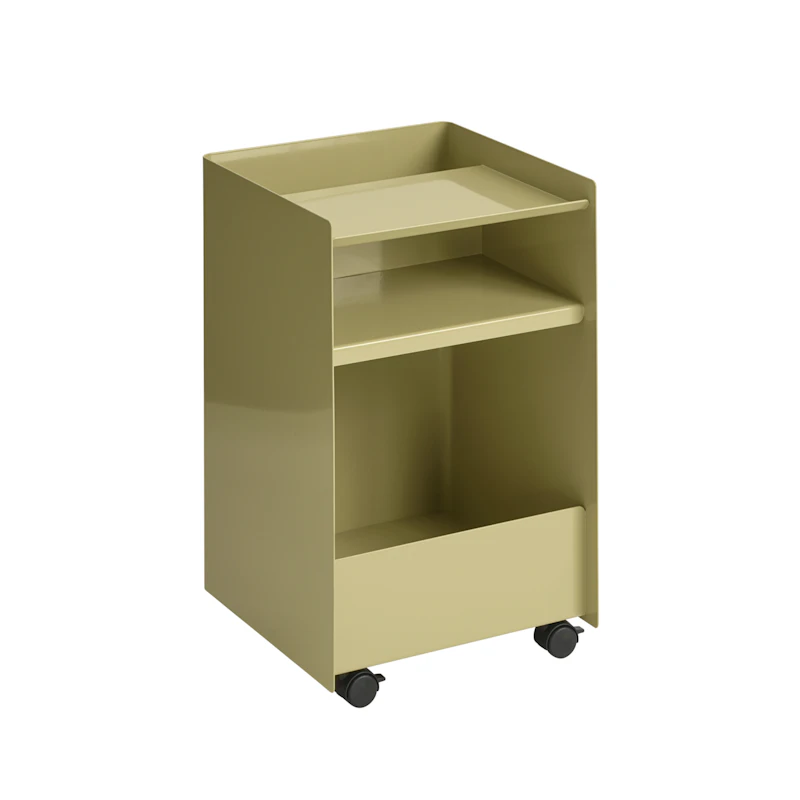 Folded Rollschrank 61,5 cm, Beige-Grün