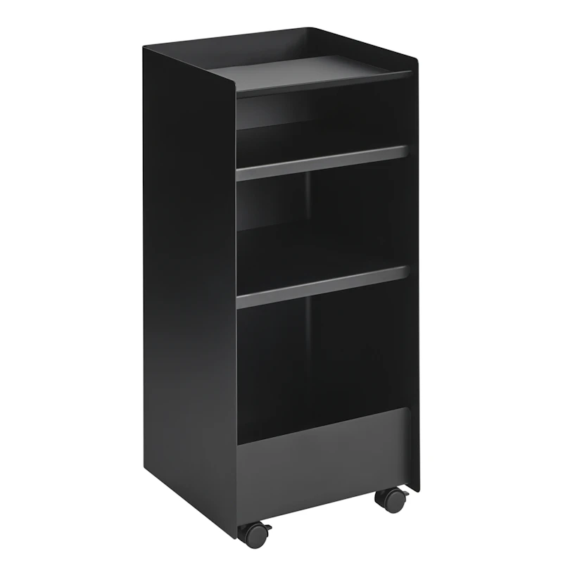 Folded Rollschrank 83 cm, Schwarz