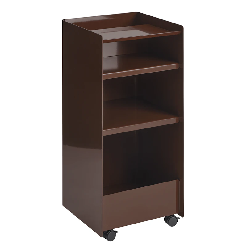 Folded Rollschrank 83 cm, Dunkelrot