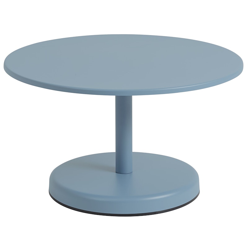Linear Kaffeetisch Stahl Ø70x40 cm, Pale Blue
