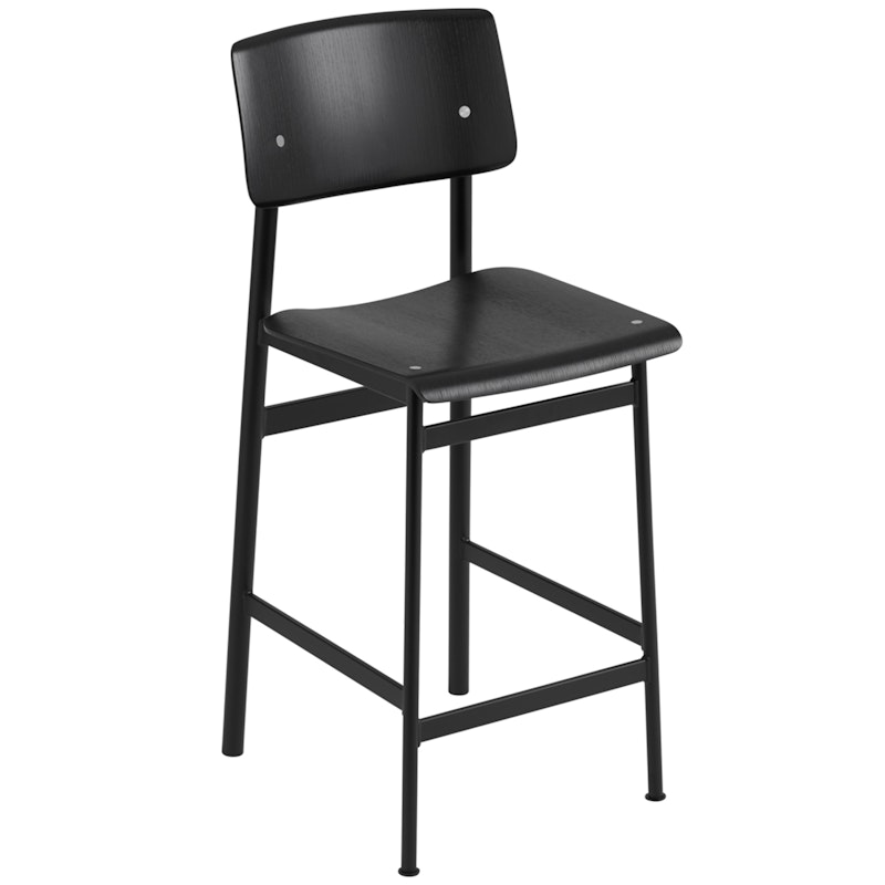 Loft Barhocker Schwarz, 65 cm