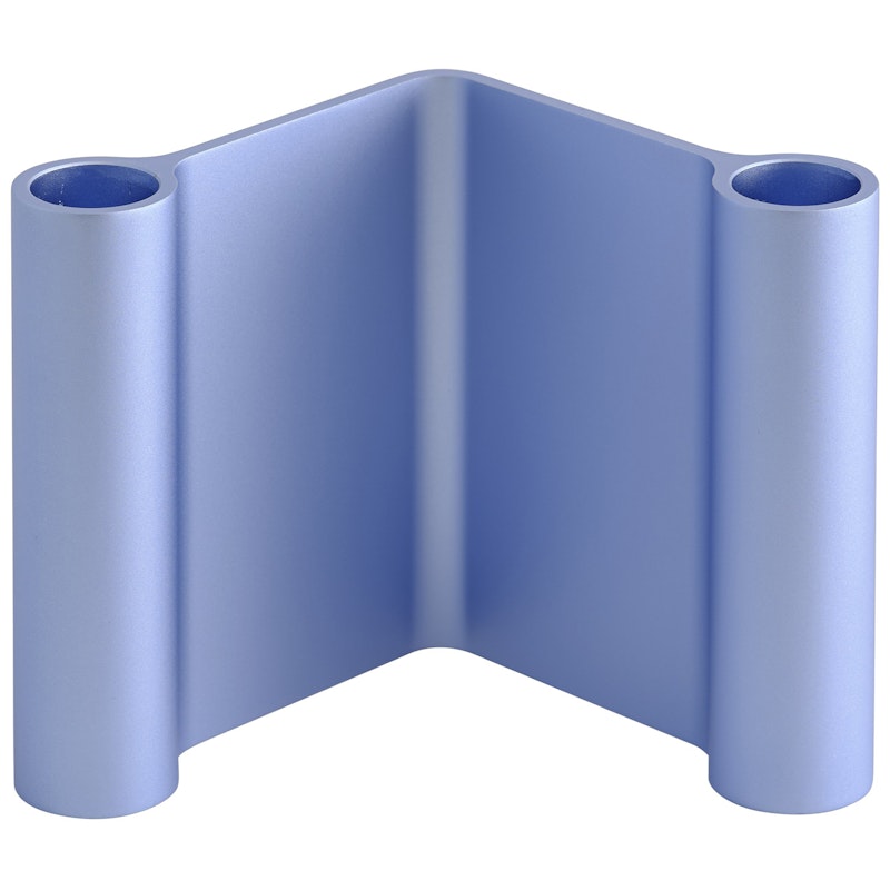 Pair Kerzenständer 11 cm, Hellblau