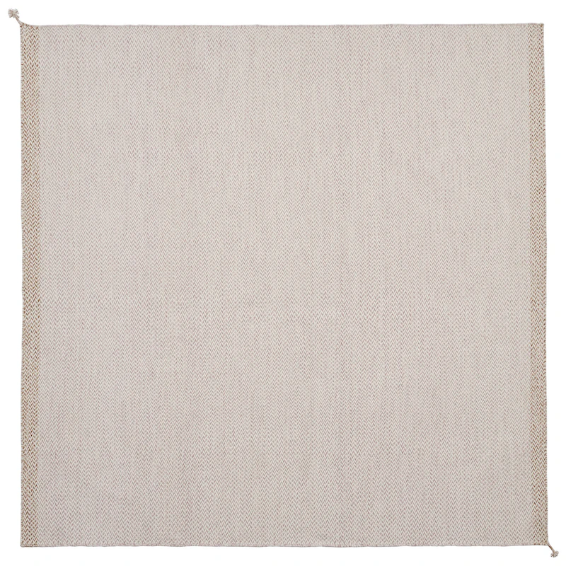 Ply Wollteppich 240x240 cm, Hellrosa