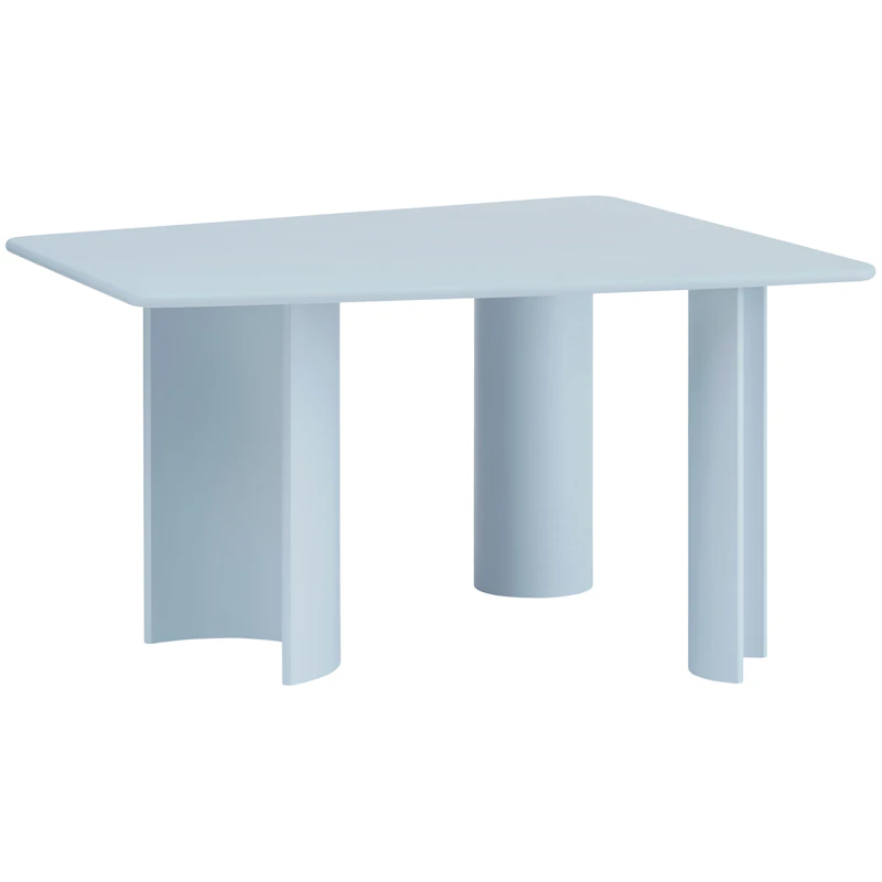 Re-Norm Esstisch 120x130 cm, Hellblau