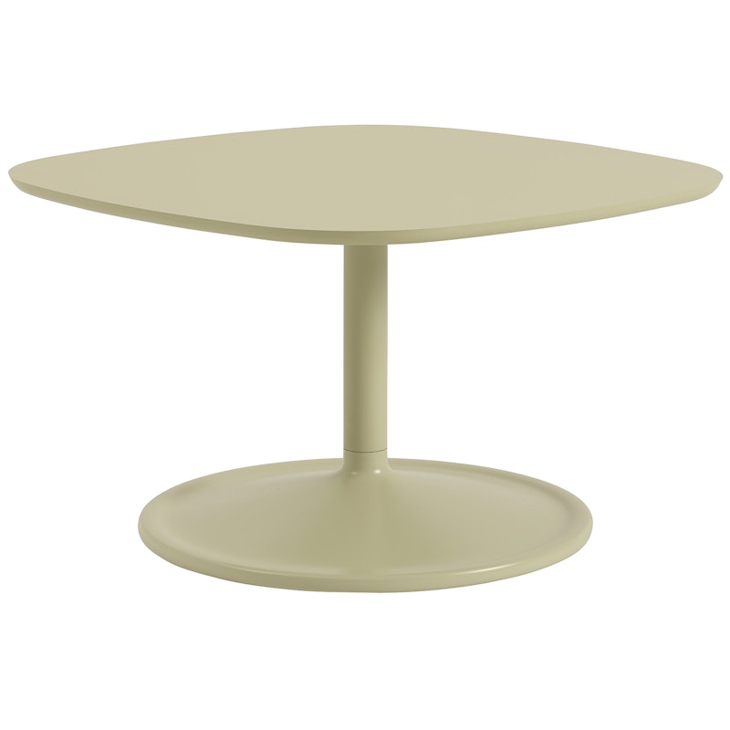 Soft Kaffeetisch 70x70 cm, Laminat Beige Green