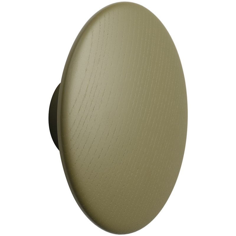 Dots Haken Holz Ø17 cm, Brown Green