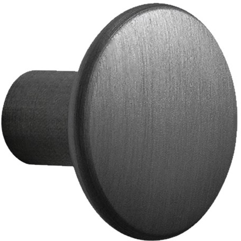 Dots Haken Metall Ø2,7 cm, Schwarz