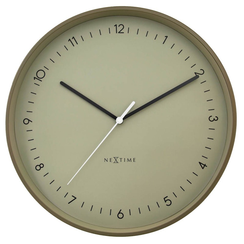 Berlin Wanduhr Ø40 cm, Khaki