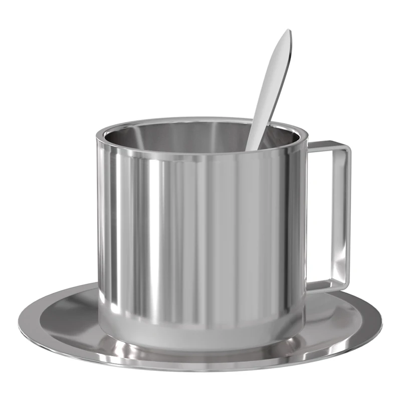 Americano Trio Kaffeetasse, Edelstahl