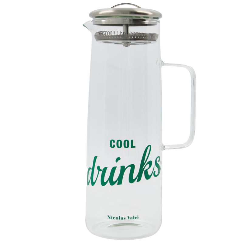 Strain Kanne Mit Deckel 1,5 L, Transparent