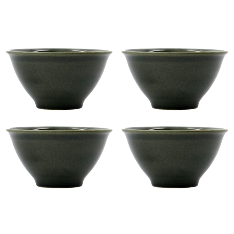 Hala, Grön Schüsseln Ø12 cm 4-er Set, Grün Grün