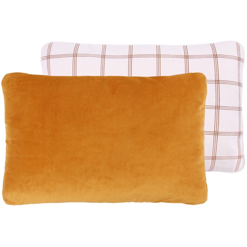Eco-Velvet Kissen 28x44 cm, Yellow