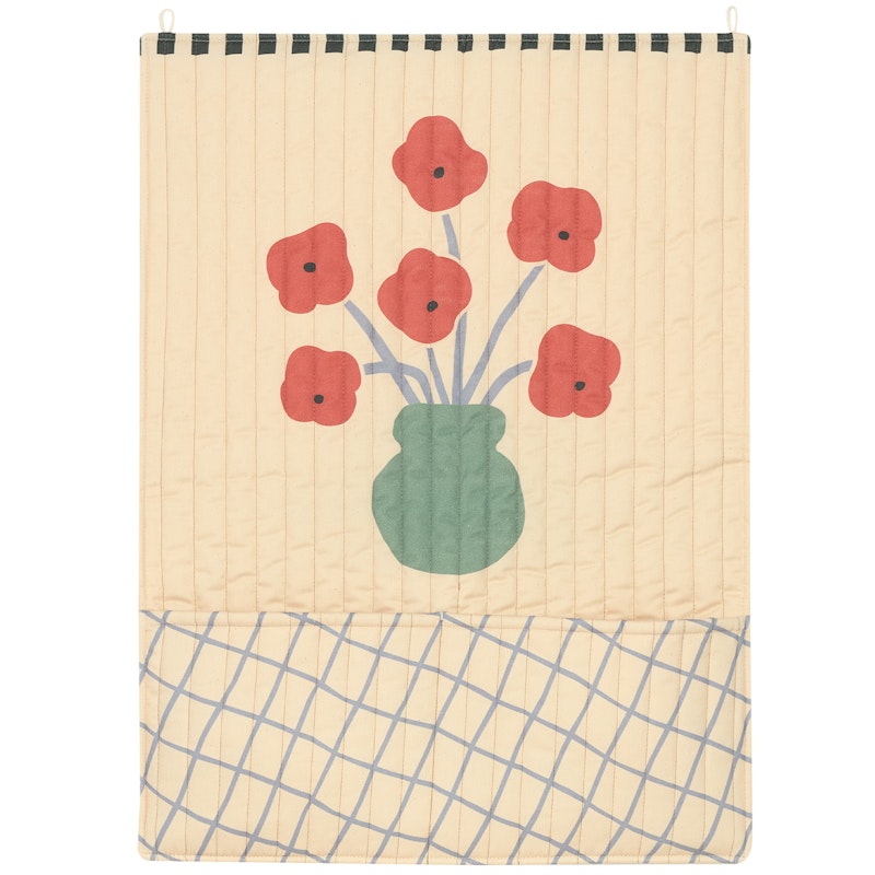 Vibes Wanddekoration / Aufbewahrung 55x70 cm, Poppies