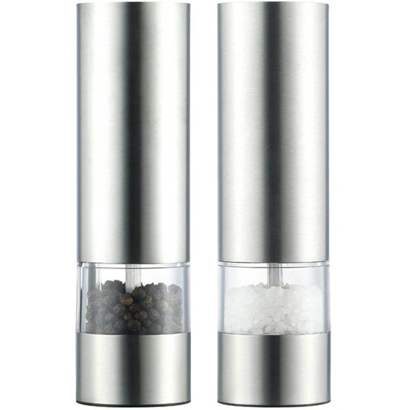 Salt And Pepper Set Stainless Steel