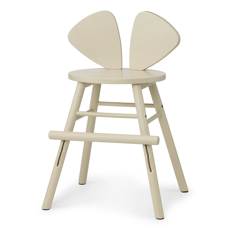 Mouse Kinderstuhl (3–9 Jahre), Beige