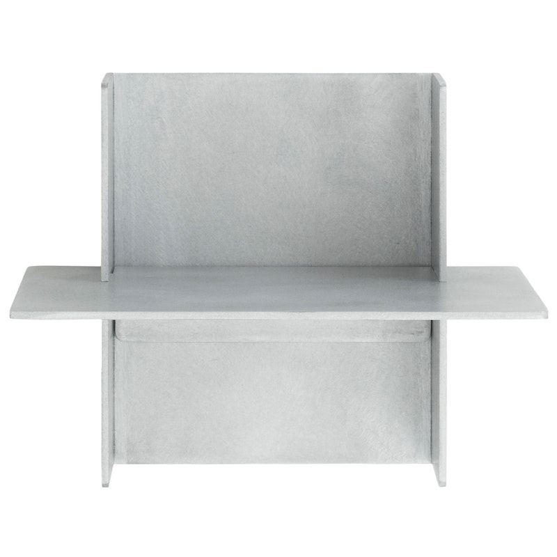 Alu Regal Gebürstetes Aluminium 25 cm