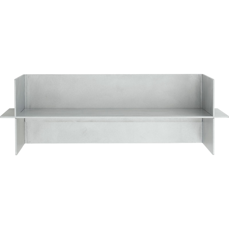 Alu Regal Gebürstetes Aluminium 60 cm